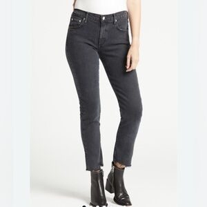 Agolde Toni Mid Rise Straight Ankle Jeans